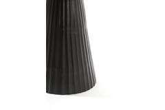 Light & Living Eettafel Ø100x75 Cm RIANNE Marmer Taupe-mat Zwart