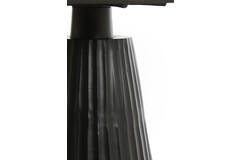 Light & Living Eettafel Ø100x75 Cm RIANNE Marmer Taupe-mat Zwart