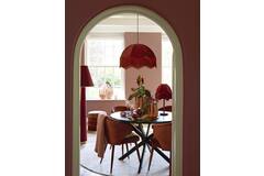 Light & Living Eettafel Ø120x78 Cm TOMOCHI Marmer Zwart-zwart