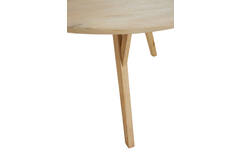 Light & Living Eettafel Ø140x76 Cm QUENZA Mango Hout Naturel