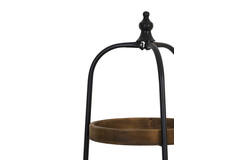 Light & Living Etagere 4 Laags Ø48x167 Cm KARSON Hout+zwart