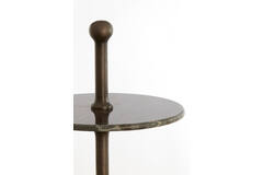 Light & Living Etagere 5 Laags Ø79x175 Cm VERMENTINO Donker Bruin Marmer