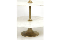 Light & Living Etagere 5 Laags Ø79x175 Cm VERMENTINO Marmer Wit