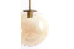 Light & Living Hanglamp 3L 120x30x30 Cm MEDINA Glas Amber+goud
