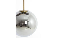 Light & Living Hanglamp 3L 120x30x30 Cm MEDINA Glas Smoke+goud