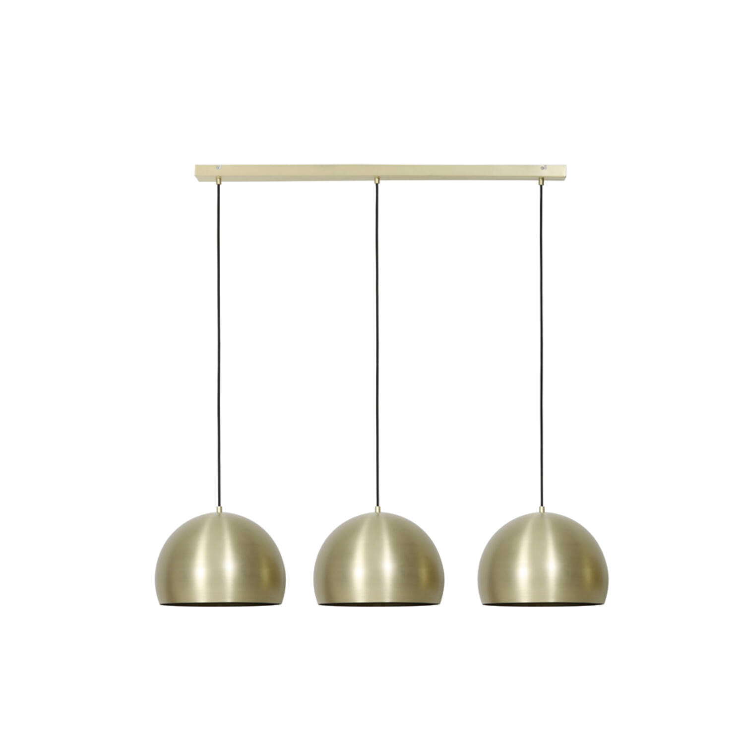 light & living Hanglamp 3L 120x33x25 cm JAICEY mat goud
