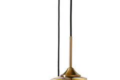 Light & Living Hanglamp 3L Ø40x160 Cm MAYSON Glas Goud-helder+goud