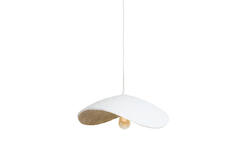 Light & Living Hanglamp 53x43x18 Cm LONIA Crème+antiek Brons