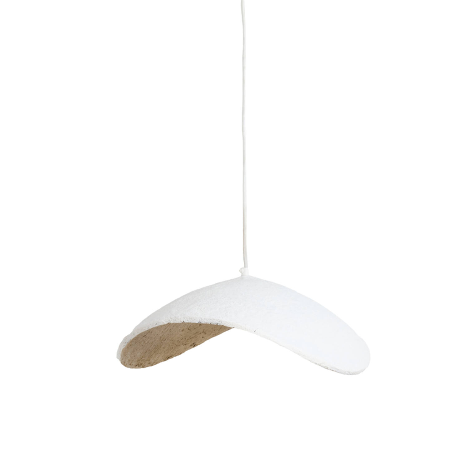 light & living Hanglamp 53x43x18 cm LONIA crème+antiek brons