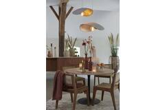 Light & Living Hanglamp 53x43x18 Cm LONIA Grijs+antiek Brons