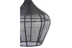 Light & Living Hanglamp 5L 100x20x122 Cm ALVARO Mat Zwart