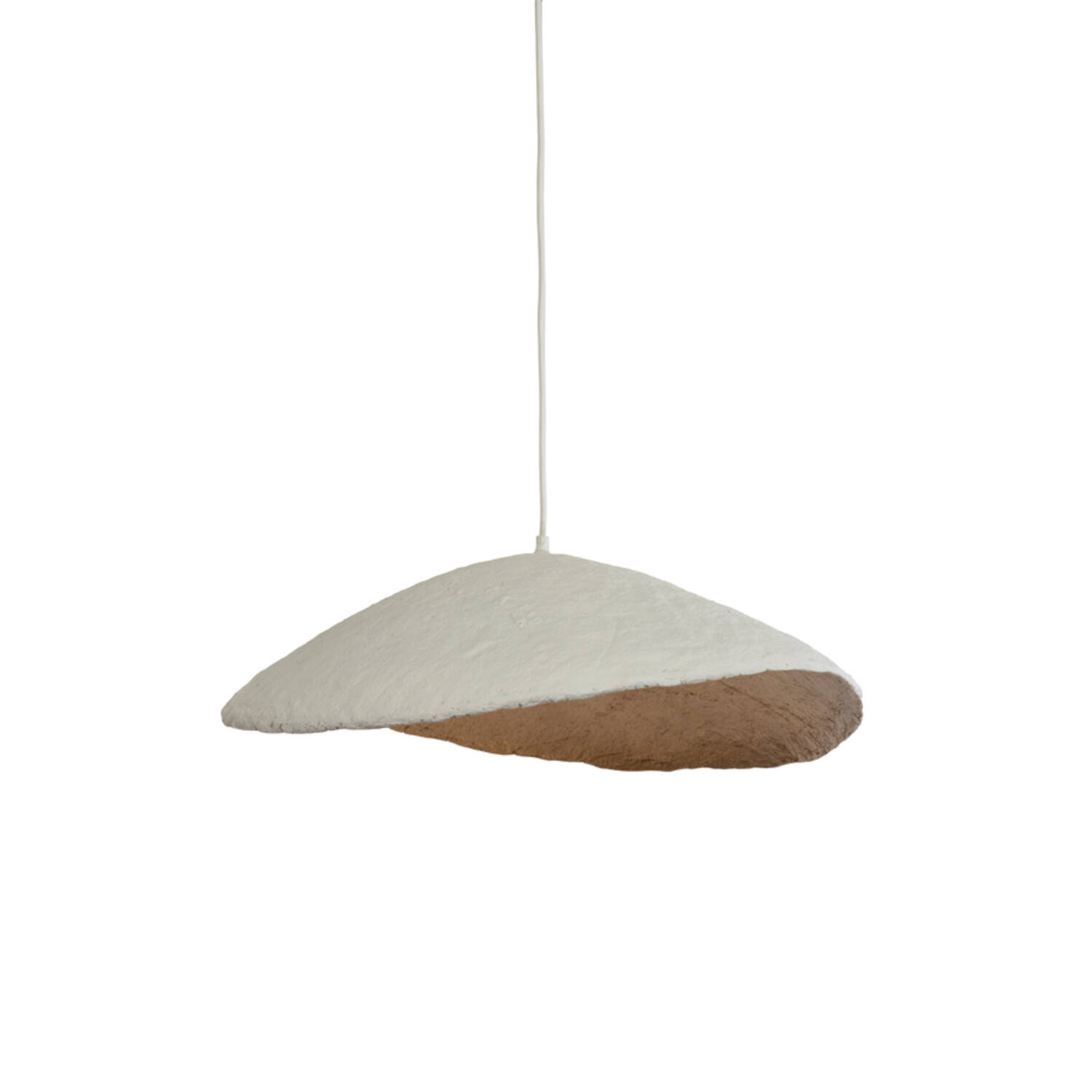 light & living Hanglamp 71x53 5x23 cm LONIA crème+antiek brons