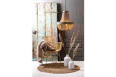 Light & Living Hanglamp Kralen Ø51x63 Cm LUNA Oud Wit