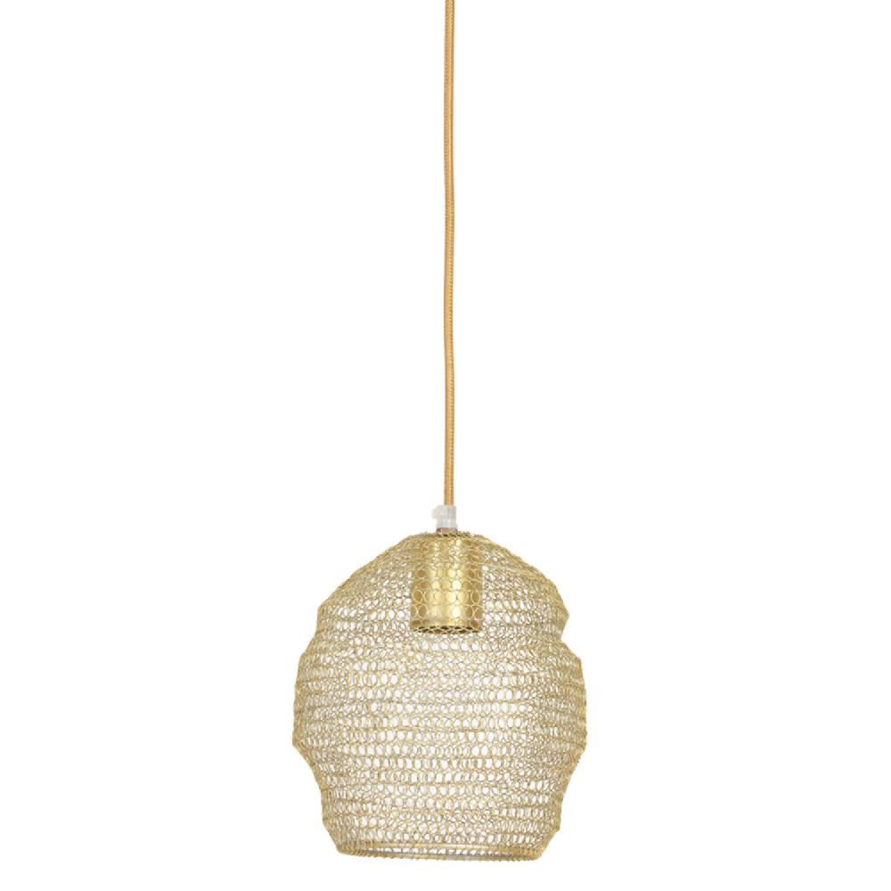 Light & Living Hanglamp Ø18x20 Cm NOLA Draad Licht Goud