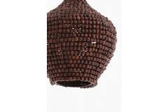 Light & Living Hanglamp Ø21x22 Cm KALENGA Kralen Donker Bruin