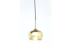 Light & Living Hanglamp Ø23x18 Cm MAYSON Glas Goud-helder+goud