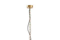 Light & Living Hanglamp Ø24x45 Cm SØSTRENE Antiek Brons+glas