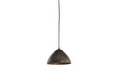 Light & Living Hanglamp Ø25x15 Cm ELIMO Donker Bruin Brons