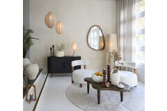 Light & Living Hanglamp Ø28 5x38 Cm MILATOS Jute Naturel