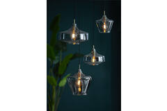 Light & Living Hanglamp Ø29 5x21 Cm SOLNA Antiek Brons+smoke Glas