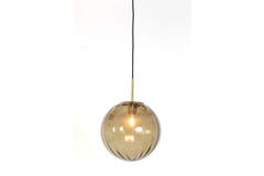 Light & Living Hanglamp Ø30 Cm MAGDALA Glas Bruin+goud
