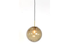 Light & Living Hanglamp Ø30 Cm MAGDALA Glas Bruin+goud