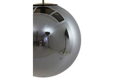 Light & Living Hanglamp Ø30 Cm MEDINA Antiek Brons+smoke Glas