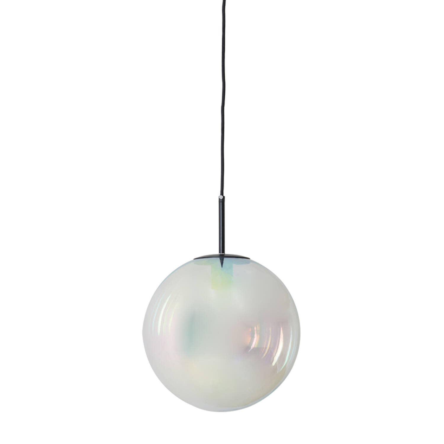 light & living Hanglamp Ø30 cm MEDINA glas rainbow+zwart