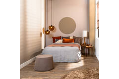 Light & Living Hanglamp Ø30x25 Cm MAYSON Glas Bruin-zwart