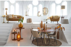 Light & Living Hanglamp Ø30x37 Cm MISTY Glas Amber+goud