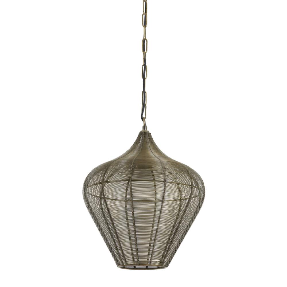 light & living Hanglamp Ø36x40 cm ALVARO antiek brons