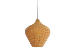 Light & Living Hanglamp Ø36x41 Cm KALENGA Kralen Naturel