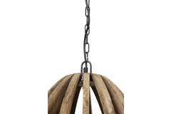 Light & Living Hanglamp Ø38x46 Cm HARANKA Hout Donker Bruin