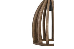 light & living Hanglamp Ø38x46 cm HARANKA hout donker bruin