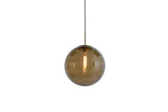 Light & Living Hanglamp Ø40 Cm MAGDALA Glas Bruin+goud