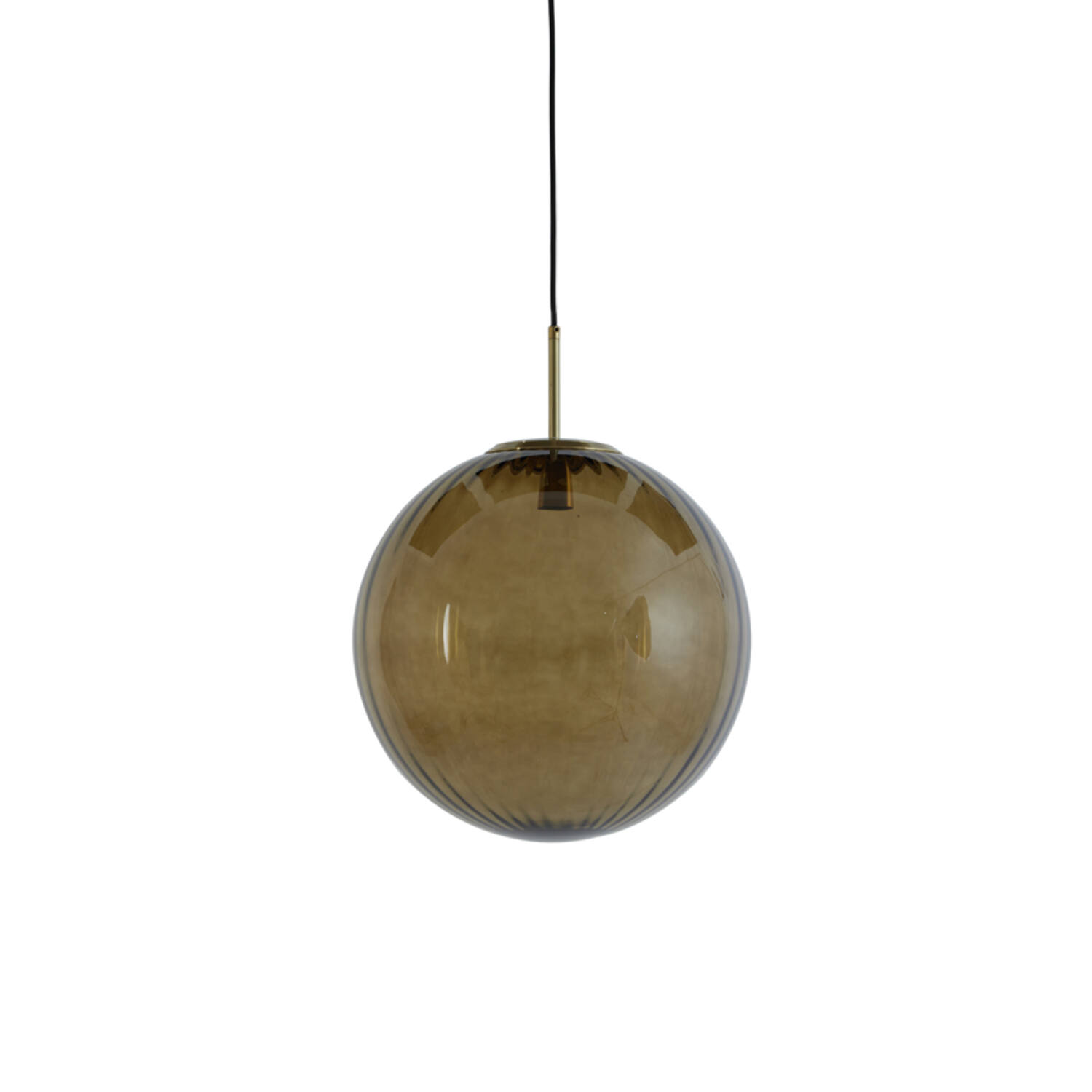light & living Hanglamp Ø40 cm MAGDALA glas bruin+goud