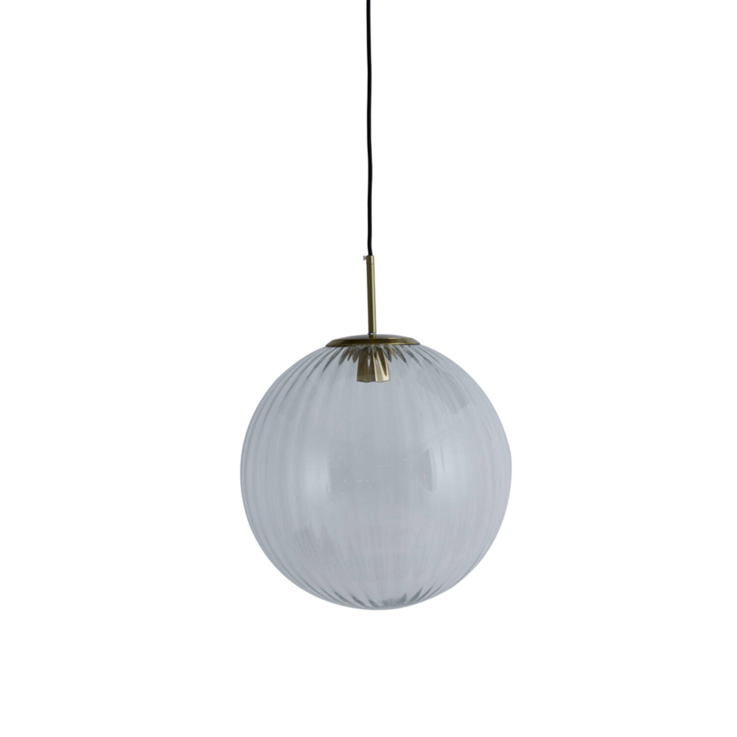 light & living Hanglamp Ø40 cm MAGDALA glas licht grijs+goud
