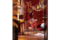 Light & Living Hanglamp Ø40 Cm MEDINA Glas Rainbow+zwart