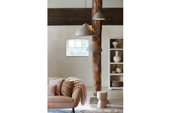 Light & Living Hanglamp Ø40x25 Cm ELIMO Mat Licht Grijs