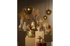 Light & Living Hanglamp Ø40x34 Cm MAYSON Glas Bruin-zwart