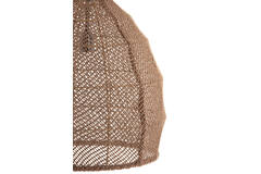 Light & Living Hanglamp Ø42x42 Cm MAKASSAR Zijde Chocolade Bruin