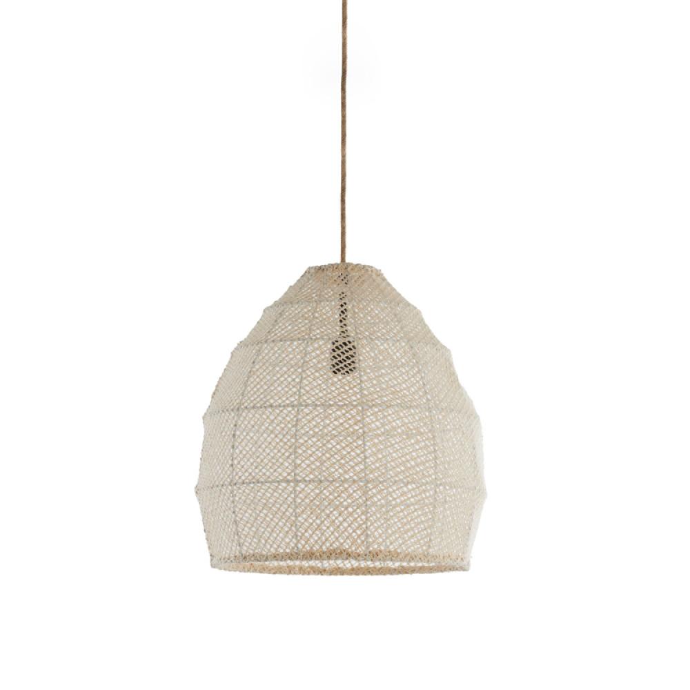light & living Hanglamp Ø42x42 cm MAKASSAR zijde crème