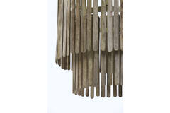 Light & Living Hanglamp Ø45x43 Cm GULARO Hout Bruin+brons