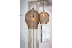 Light & Living Hanglamp Ø45x60 Cm NIKKI Gaas Antiek Brons