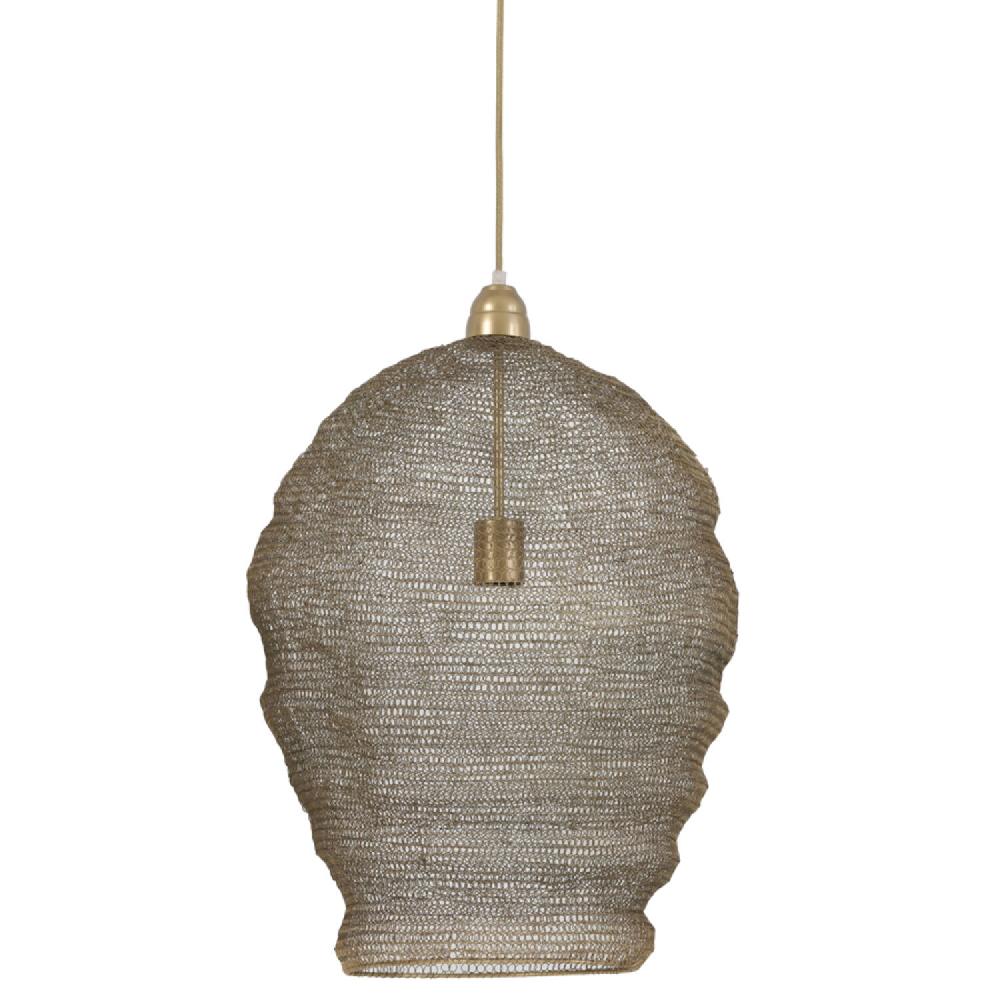 light & living Hanglamp Ø45x60 cm NIKKI gaas antiek brons