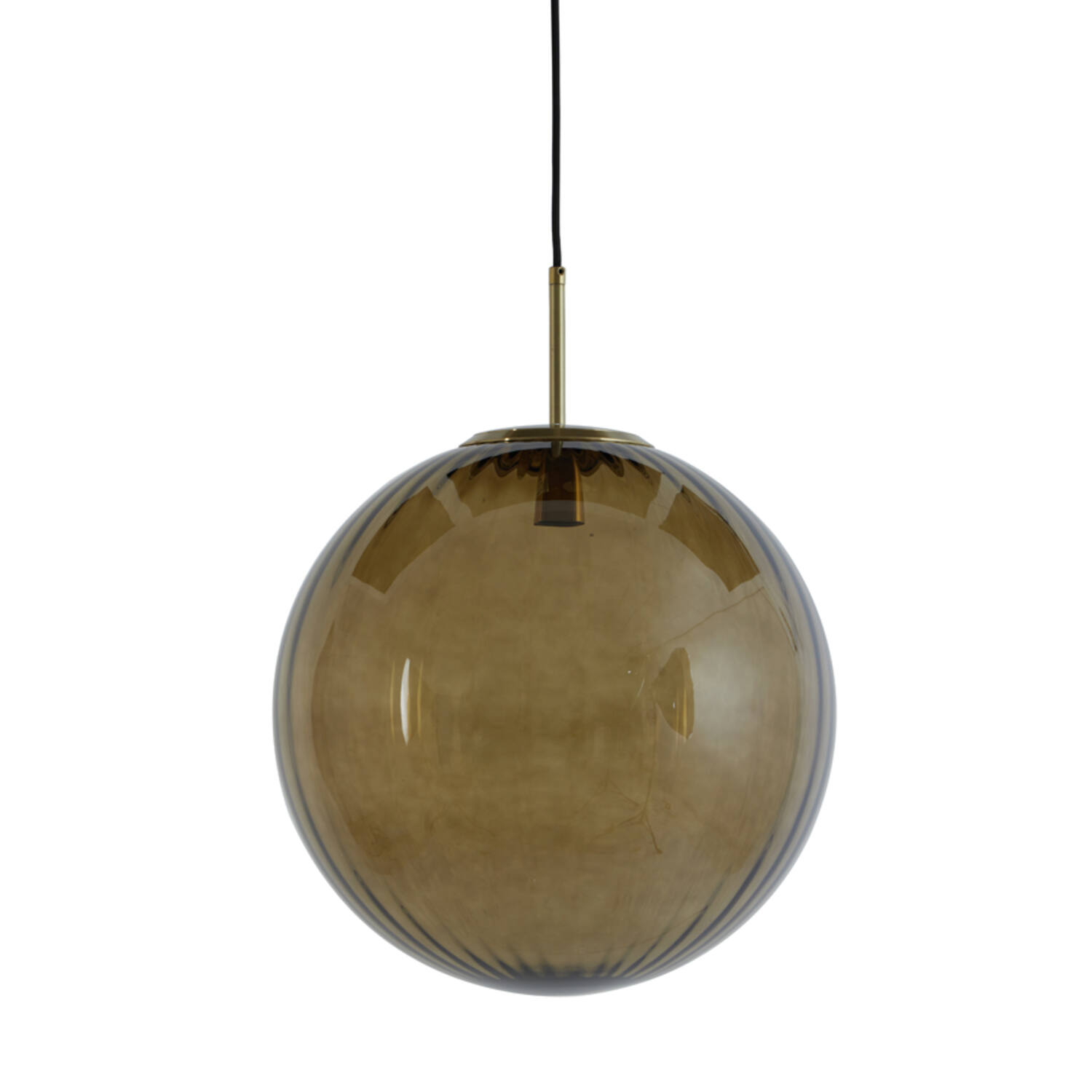 light & living Hanglamp Ø48 cm MAGDALA glas bruin+goud