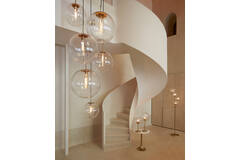 Light & Living Hanglamp Ø48 Cm MAGDALA Glas Helder+goud