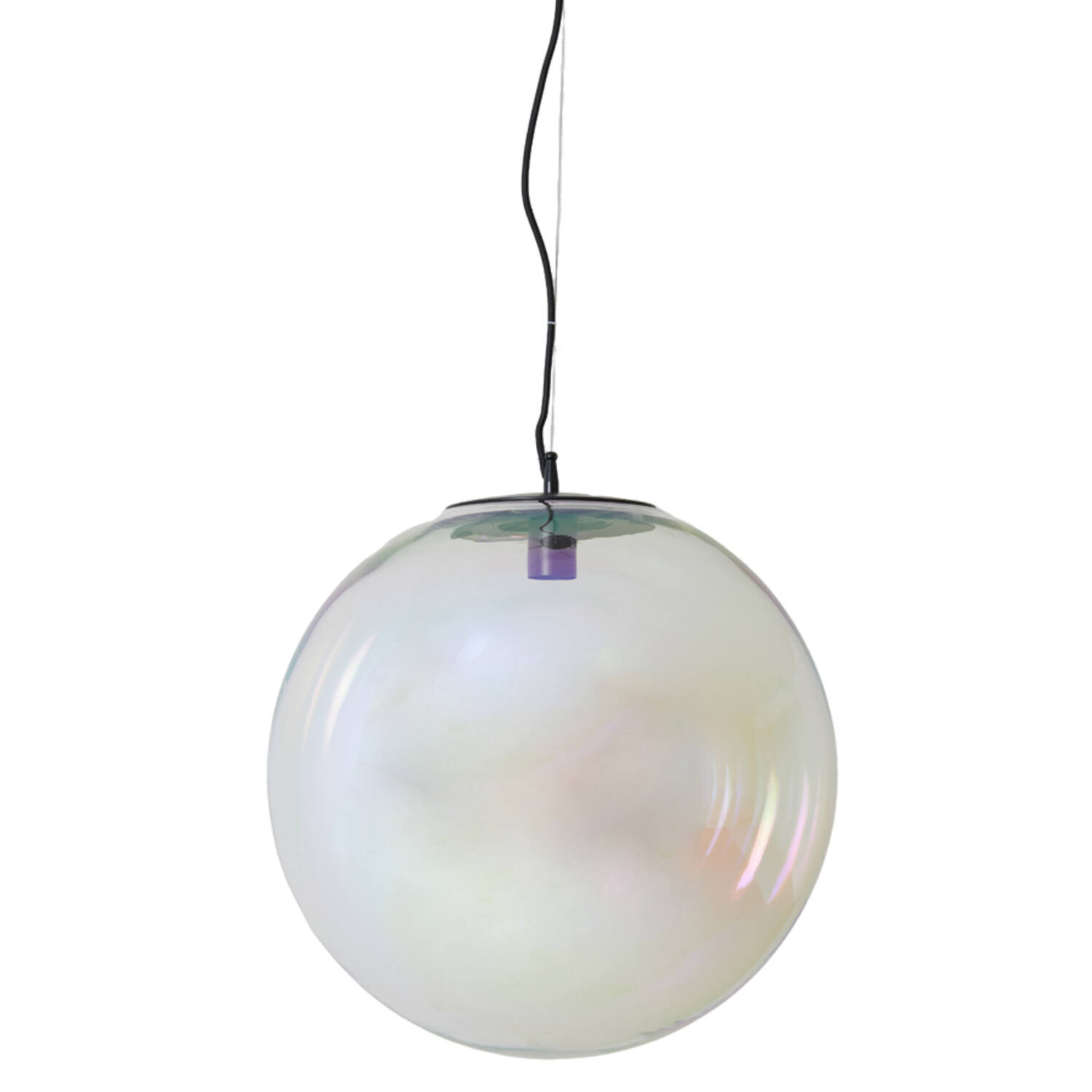 light & living Hanglamp Ø48 cm MEDINA glas rainbow+zwart