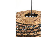 Light & Living Hanglamp Ø50x23 5 Cm TRIPOLI Rotan Naturel+zwart