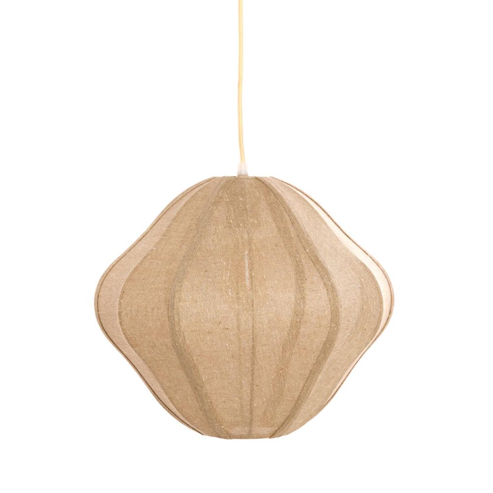 light & living Hanglamp Ø50x40 5 cm SUKAU jute naturel